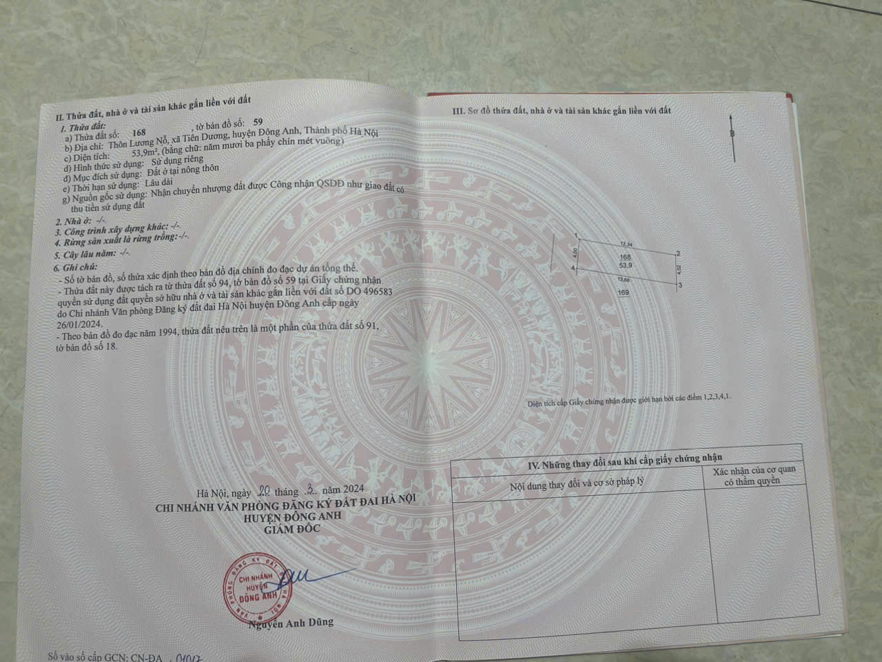 ✅ Bán 53.9m đất Lương Nỗ Tiên Dương - Ngõ thông - Ô tô - Gần hồ điều hòa - Ảnh 3